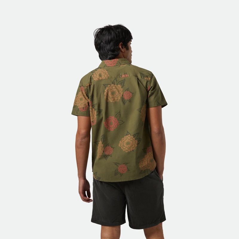 画像4: BRIXTON (ブリクストン) | CHARTER PRINT S/S WVN  (4)