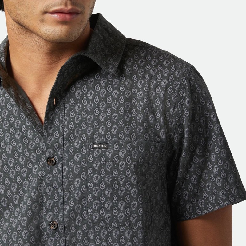 画像4: BRIXTON (ブリクストン) | CHARTER PRINT S/S WVN  (4)