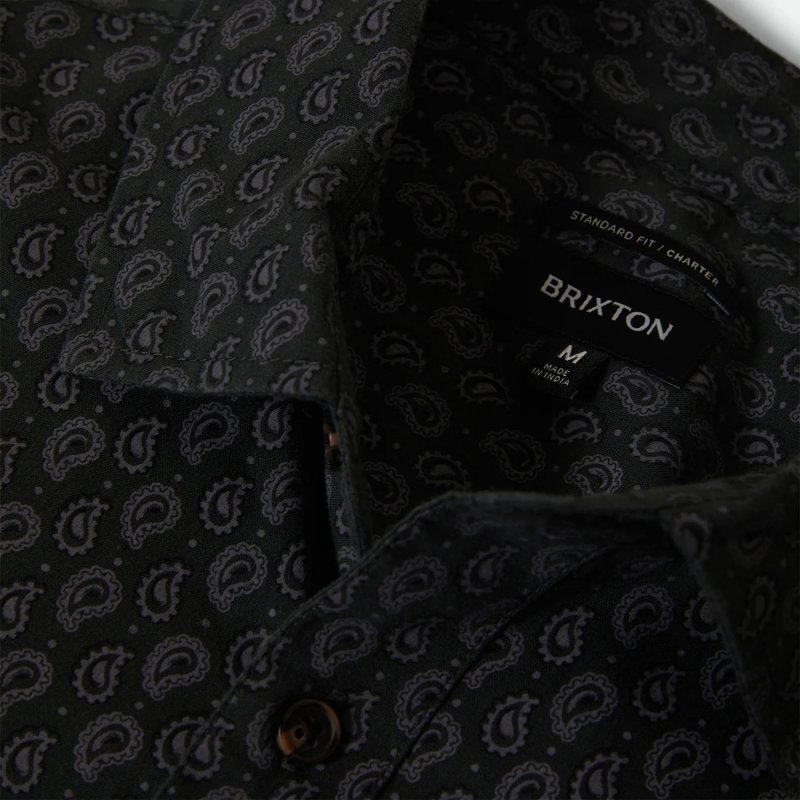 画像2: BRIXTON (ブリクストン) | CHARTER PRINT S/S WVN  (2)