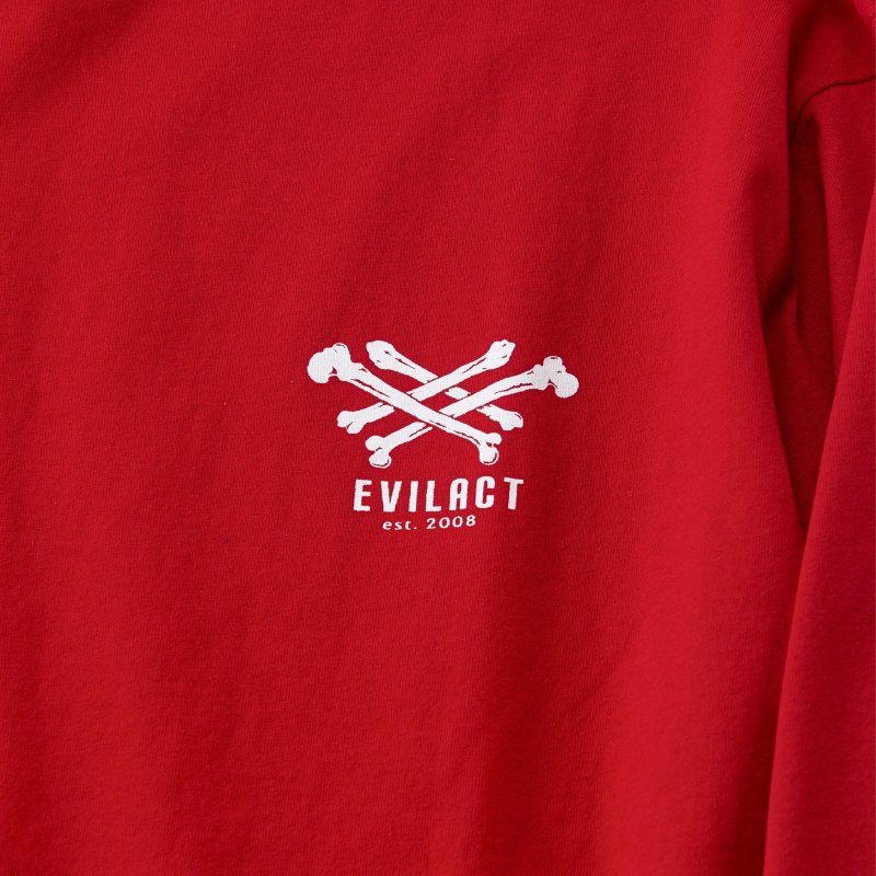 画像3: EVILACT (イーヴルアクト) | CROSS BONE LS  (3)