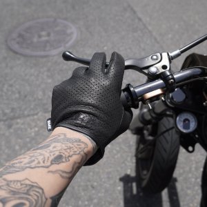 画像11: BME | DEERSKIN PUNCHING MESH GLOVE 