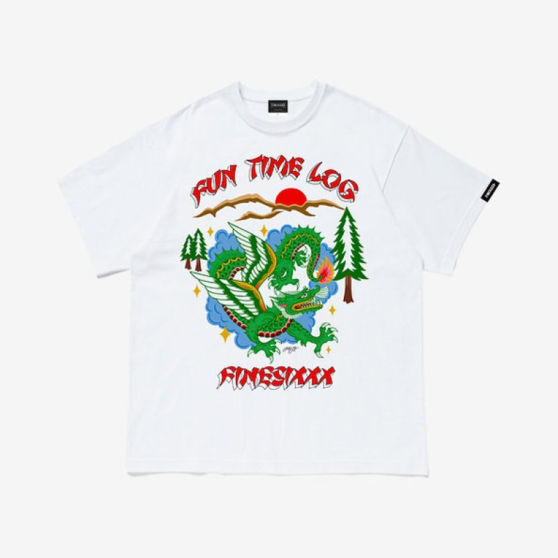 画像1: FINESIXXX (ファインシックス) | FUN TIME LOG SPOT TEE  (1)