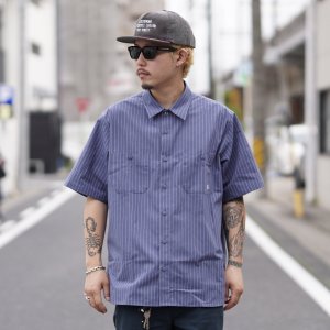 画像1: BLUCO (ブルコ) | STANDARD STRIPE WORK SHIRT S/S 