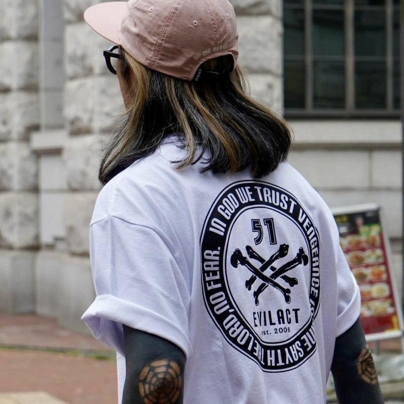 画像1: EVILACT (イーヴルアクト) | CROSS BONE SS 