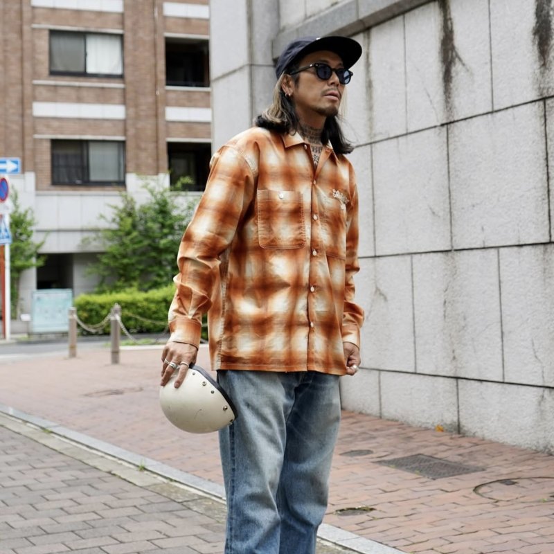 画像9: EVILACT (イーヴルアクト) | OMBLE SHIRT  (9)