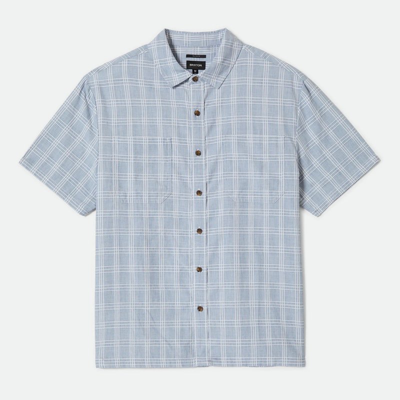 画像1: BRIXTON (ブリクストン) | CRU OXFORD PLAID S/S WVN  (1)