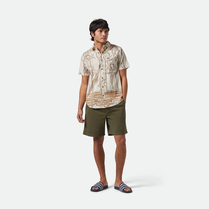 画像9: BRIXTON (ブリクストン) | CHARTER PRINT S/S WVN  (9)