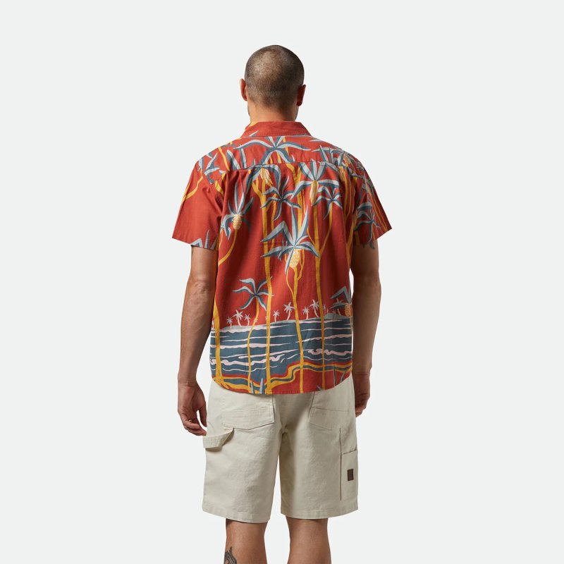 画像8: BRIXTON (ブリクストン) | CHARTER PRINT S/S WVN  (8)
