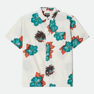 画像1: BRIXTON (ブリクストン) | CRU PRINT S/S WVN 