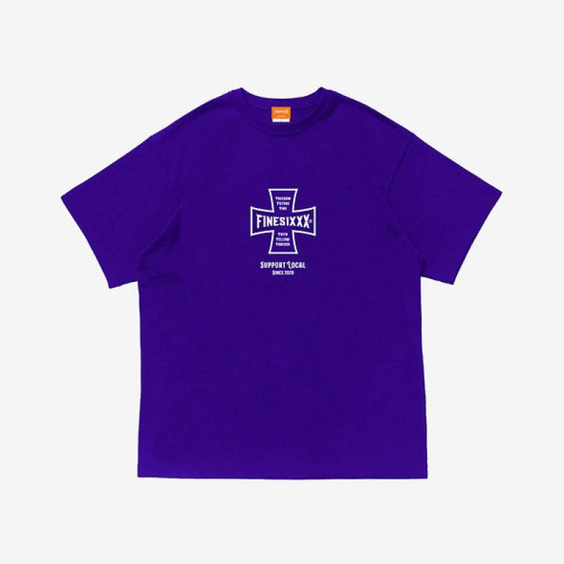 画像2: FINESIXXX (ファインシックス) | FINE CROSS TEE  (2)