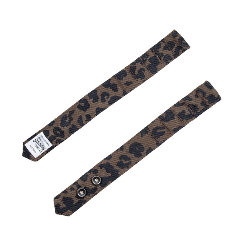 画像5: FLUTTER (フラッター) | The Holiday - Comfy fit- Leopard Cotton Twill Short Easy Pants  (5)