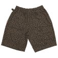 画像1: FLUTTER (フラッター) | The Holiday - Comfy fit- Leopard Cotton Twill Short Easy Pants  (1)