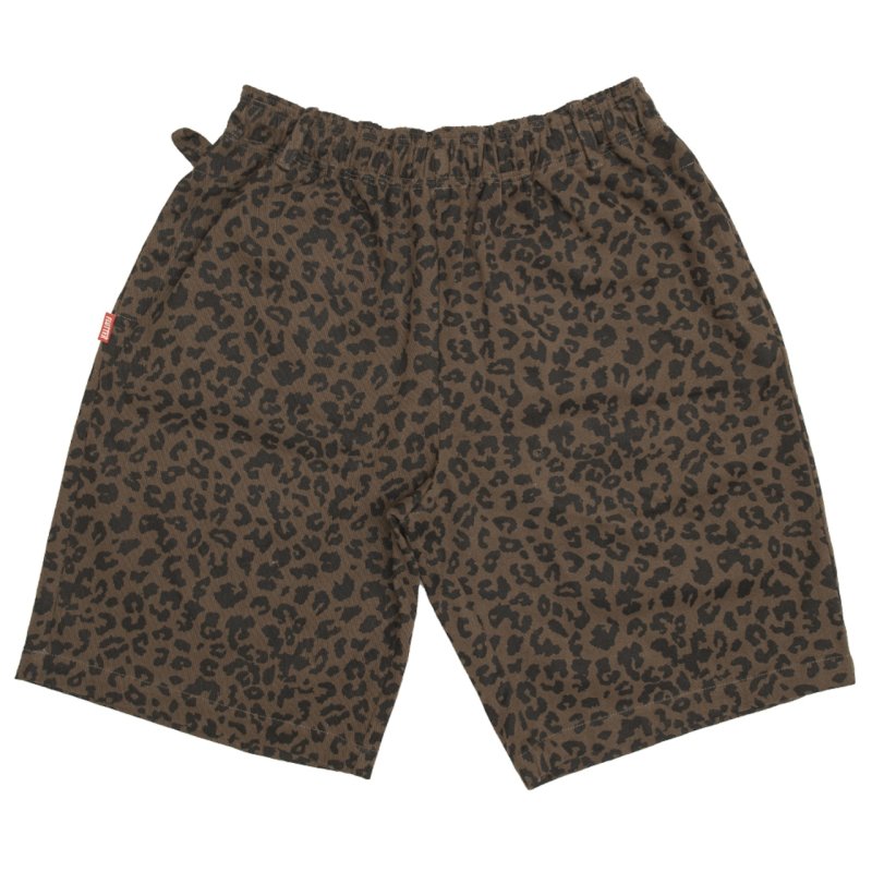 画像1: FLUTTER (フラッター) | The Holiday - Comfy fit- Leopard Cotton Twill Short Easy Pants  (1)