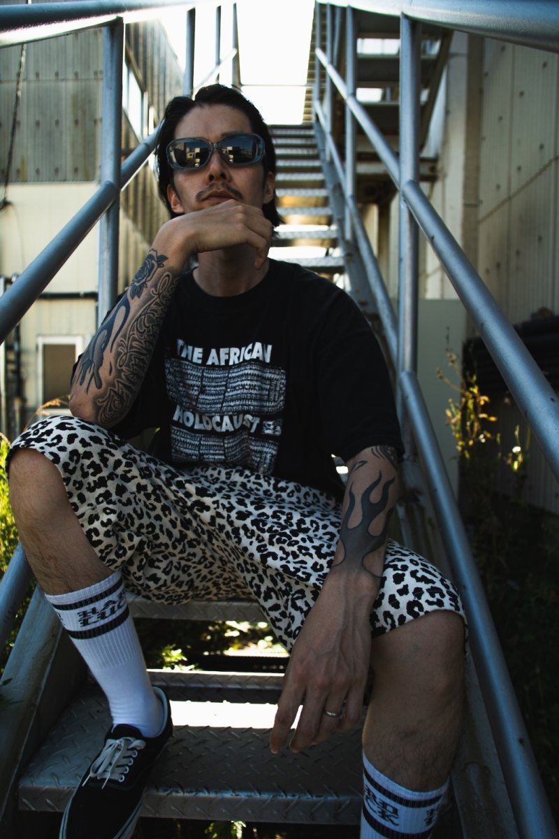 画像2: FLUTTER (フラッター) | The Holiday - Comfy fit- Leopard Cotton Twill Short Easy Pants 