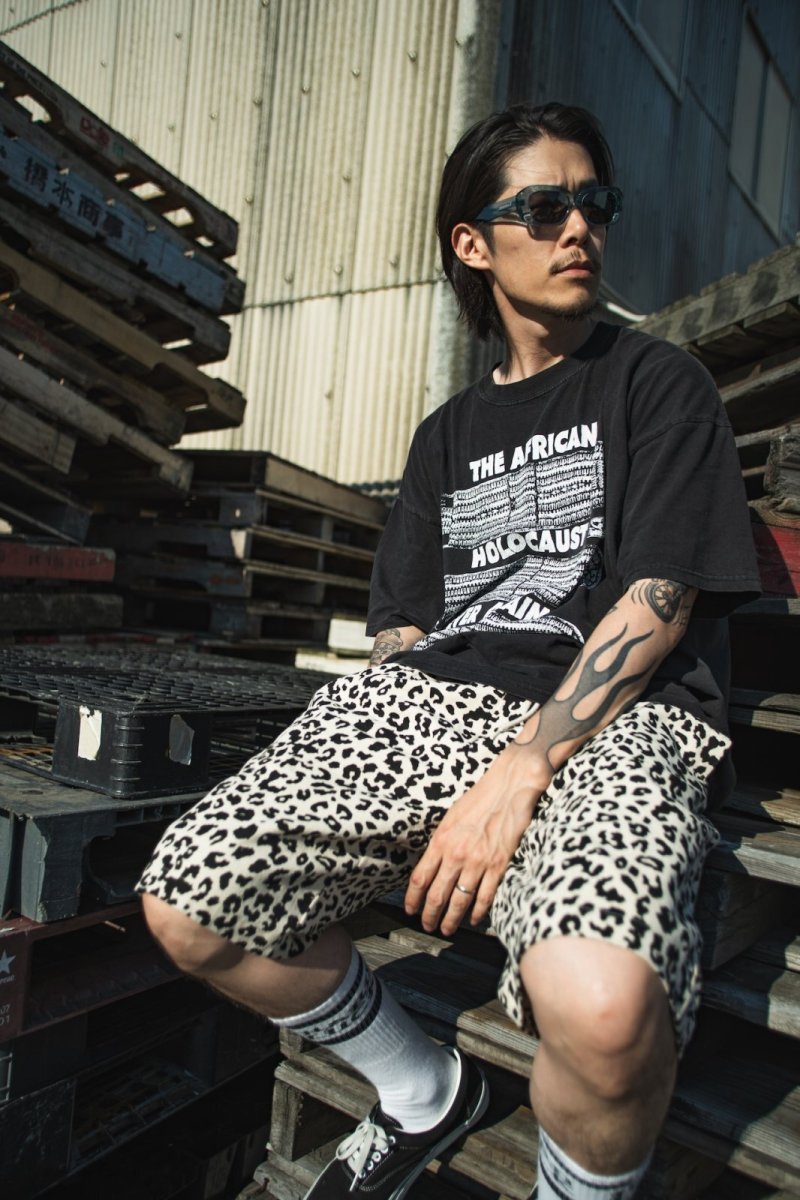 画像3: FLUTTER (フラッター) | The Holiday - Comfy fit- Leopard Cotton Twill Short Easy Pants 