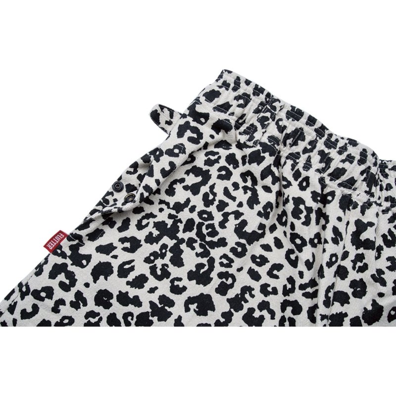 画像4: FLUTTER (フラッター) | The Holiday - Comfy fit- Leopard Cotton Twill Short Easy Pants  (4)