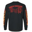 画像2: FRISCO CHOPPERS | FLAMING SKULL L/S TEE  (2)