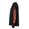 画像3: FRISCO CHOPPERS | FLAMING SKULL L/S TEE  (3)