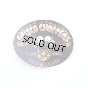 画像1: FRISCO CHOPPERS | FLAMING SKULL STICKER 