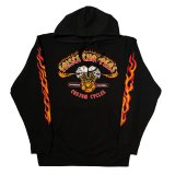 FRISCO CHOPPERS | FLAMING SKULL HOODIE 
