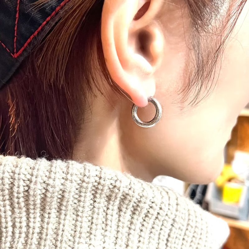 画像3: HATCHET Metal Work Studio (ハチェットメタルワークスタジオ) | HP-11-S "ROUND LINE" Pierce(S)  (3)