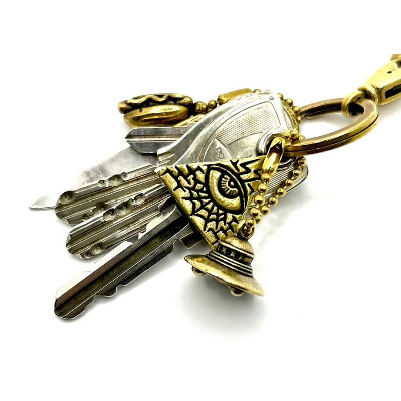 画像4: HATCHET Metal Work Studio (ハチェットメタルワークスタジオ) | HK-18-B "U.F.O" KeyRing  (4)