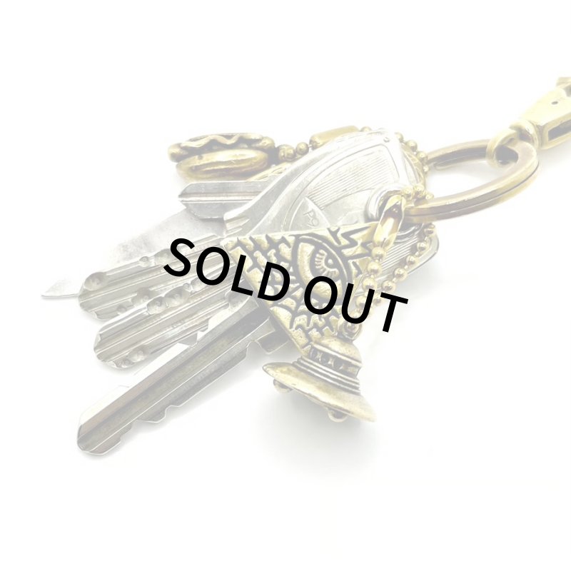 画像4: HATCHET Metal Work Studio | HK-18-B "U.F.O" KeyRing  (4)