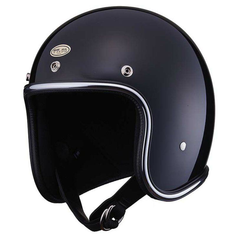 画像1: TT&CO. (ティーティーアンドカンパニー) | 500TX クロームトリム JET HELMET ヘルメット  (1)