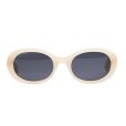 画像1: FLUTTER (フラッター) | Acetate Narrow Oval Glasses  (1)
