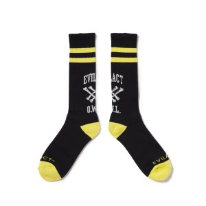 画像1: EVILACT (イーヴルアクト) | CROSS BONE SOCKS 