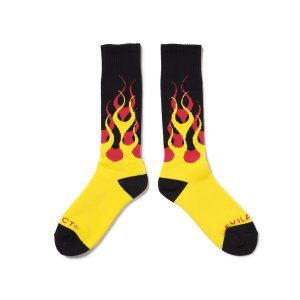 画像1: EVILACT (イーヴルアクト) | FLAMES SOCKS 