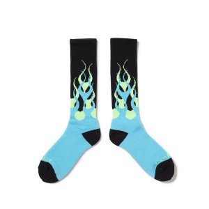 画像1: EVILACT (イーヴルアクト) | FLAMES SOCKS 