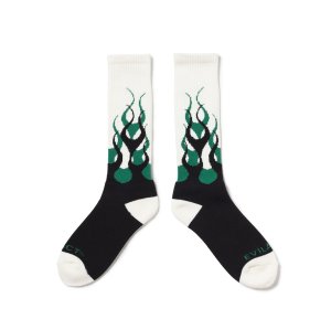 画像1: EVILACT (イーヴルアクト) | FLAMES SOCKS 
