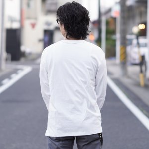 画像3: BLUCO (ブルコ) | HEAVY DRY COTTON PRINT L/S TEE -Artwork by 遊鷹- 