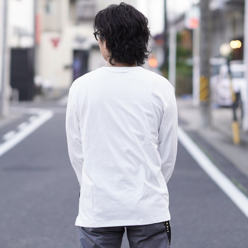 画像3: BLUCO (ブルコ) | HEAVY DRY COTTON PRINT L/S TEE -Artwork by 遊鷹-  (3)