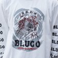 画像4: BLUCO (ブルコ) | HEAVY DRY COTTON PRINT L/S TEE -Artwork by 遊鷹- 