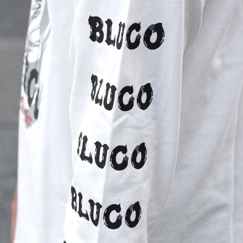 画像5: BLUCO (ブルコ) | HEAVY DRY COTTON PRINT L/S TEE -Artwork by 遊鷹-  (5)