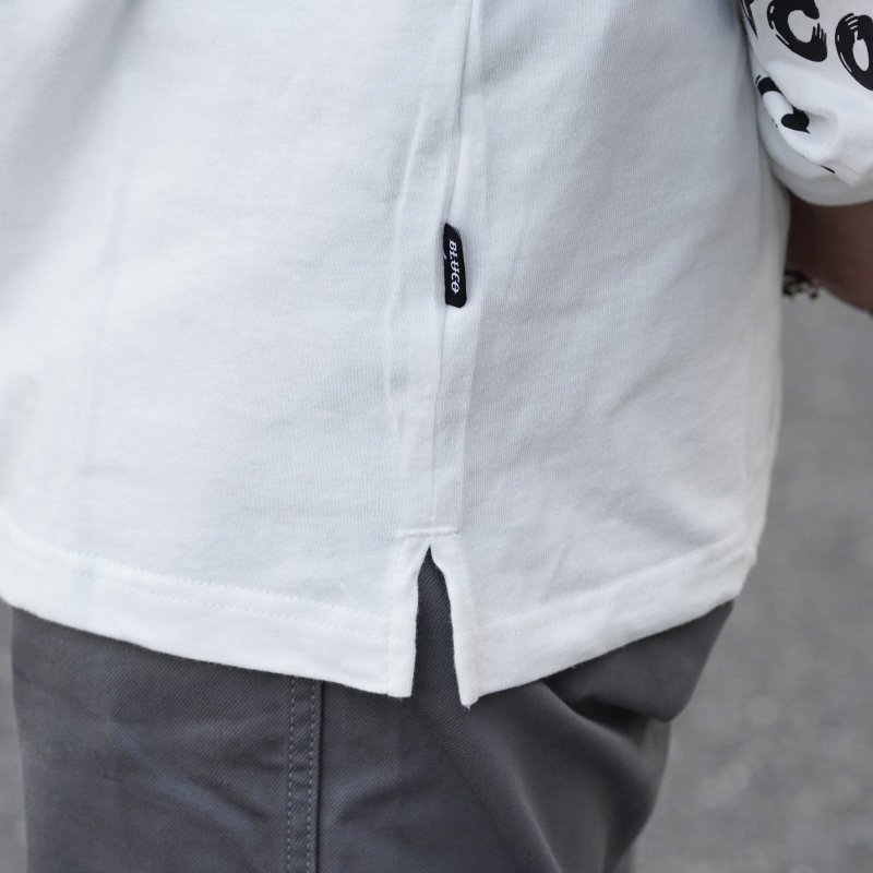 画像7: BLUCO (ブルコ) | HEAVY DRY COTTON PRINT L/S TEE -Artwork by 遊鷹-  (7)