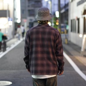 画像2: BLUCO (ブルコ) | OMBRE CHECK FLANNEL SHIRT 