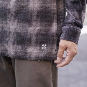画像4: BLUCO (ブルコ) | OMBRE CHECK FLANNEL SHIRT 