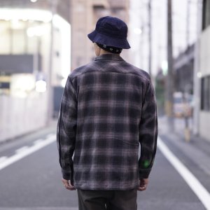 画像2: BLUCO (ブルコ) | OMBRE CHECK FLANNEL SHIRT 