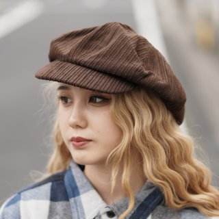 BLUCO (ブルコ) | CORDUROY NEWSBOY CAP [BROWN] | 通販