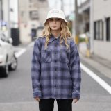 BLUCO (ブルコ) | OMBRE CHECK FLANNEL SHIRT 