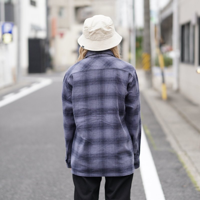 画像2: BLUCO (ブルコ) | OMBRE CHECK FLANNEL SHIRT  (2)