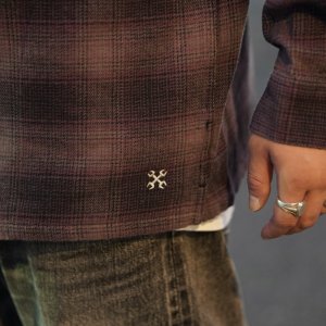 画像4: BLUCO (ブルコ) | OMBRE CHECK FLANNEL SHIRT 