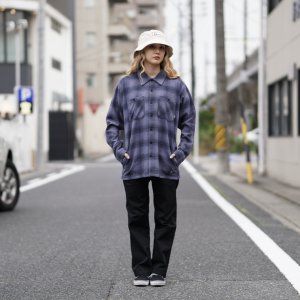 画像6: BLUCO (ブルコ) | OMBRE CHECK FLANNEL SHIRT 