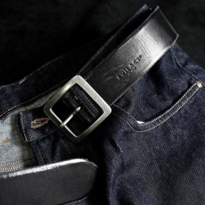 画像3: EVILACT (イーヴルアクト) | EVILACT "SADDLE LEATHER BELT 40mm" 