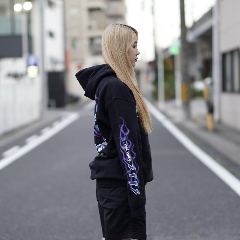 画像2: SAMS (サムズ) | SAMS FLAMES HOODIE  (2)