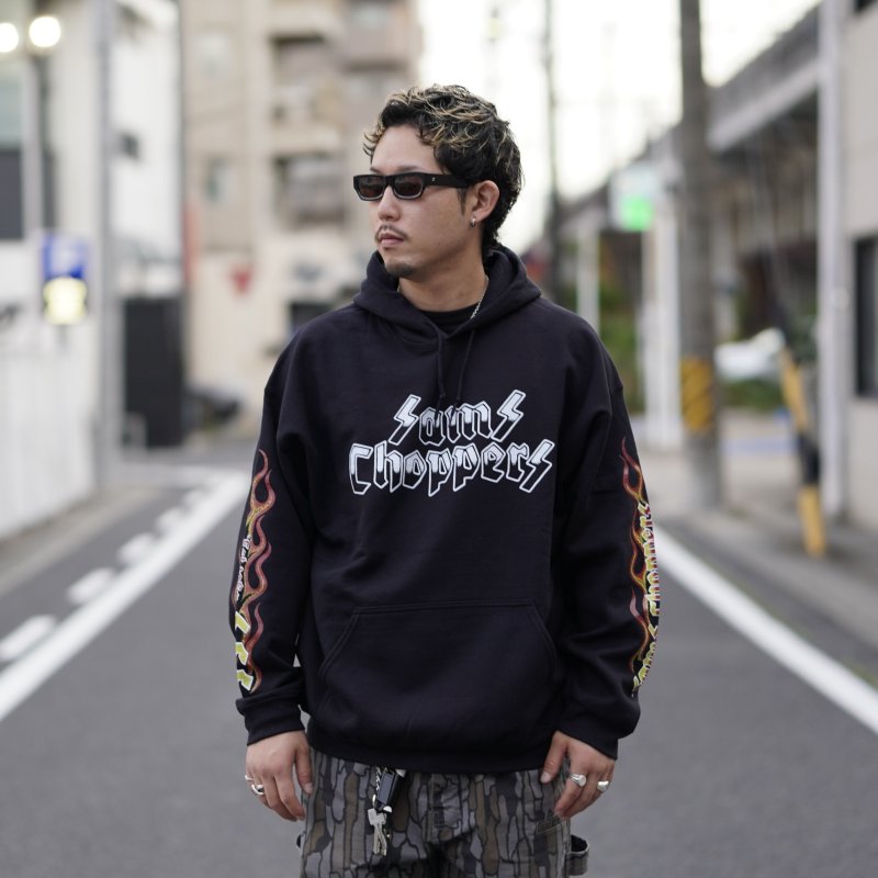 画像1: SAMS (サムズ) | SAMS FLAMES HOODIE  (1)