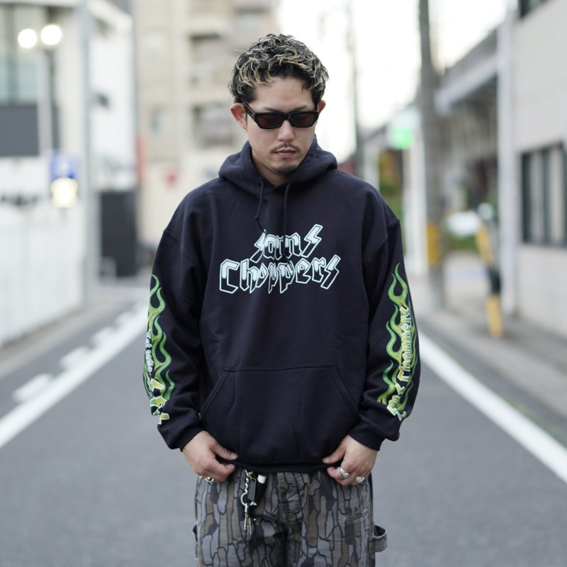 画像1: SAMS (サムズ) | SAMS FLAMES HOODIE  (1)